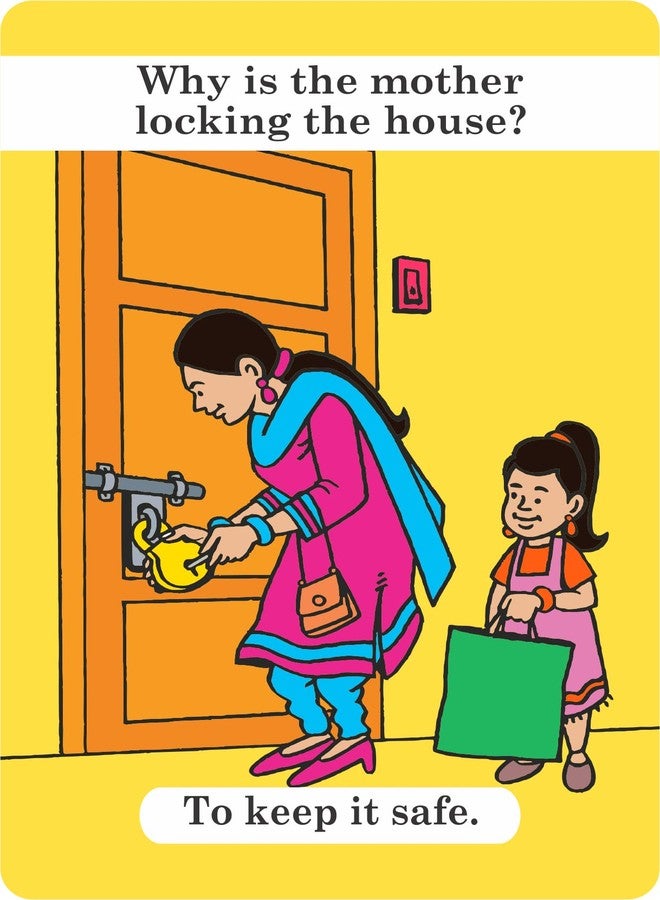 Brainy Bug Resources Answer Where? Why? Flashcards with App-Enabled Audio Feature | Verbal Reasoning and Prepositions | Audio in Hindi, English, Punjabi, Tamil, Kannada, Telugu - Image 5